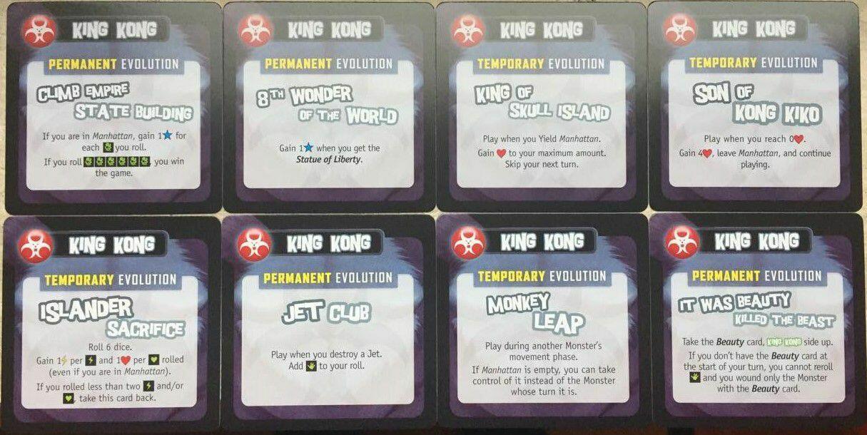 King of Tokyo/New York: Monster Pack - King Kong Cartes