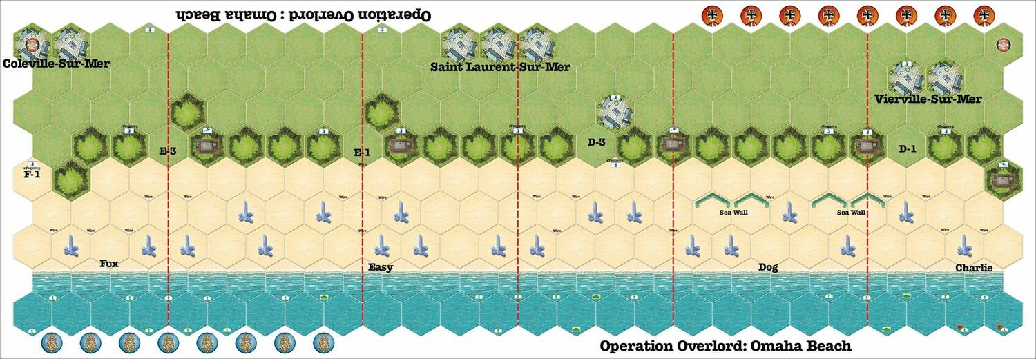 Mémoire 44: Opération Overlord Carte