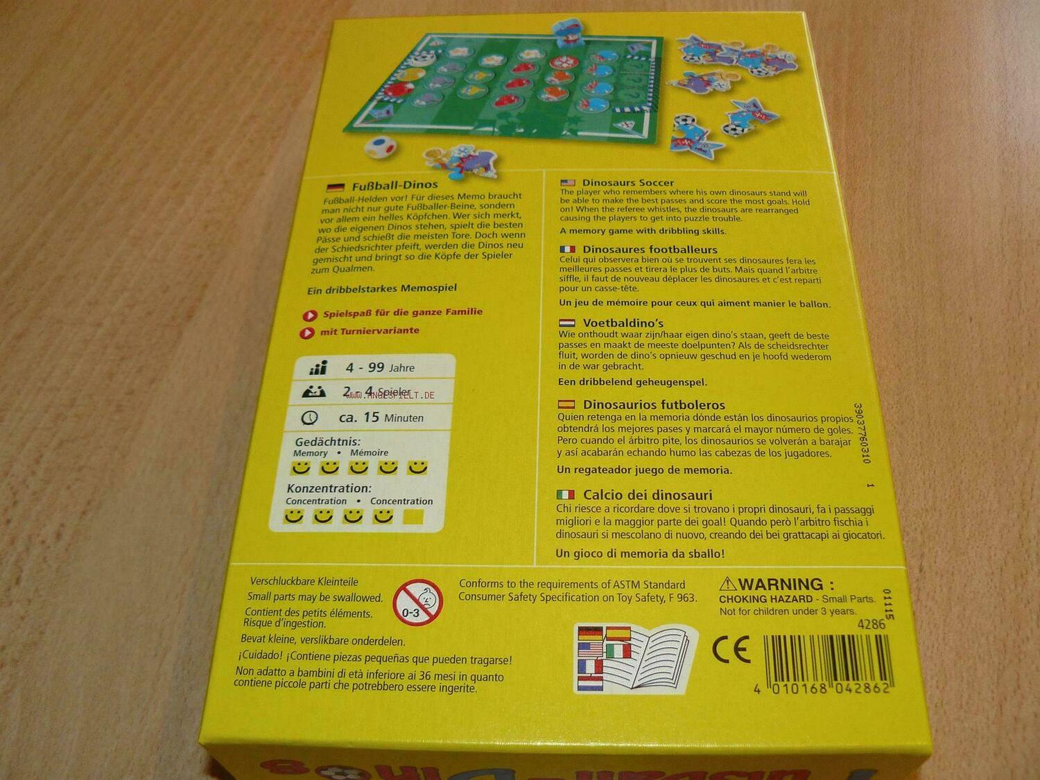 Fußball: Dinos Back 3d