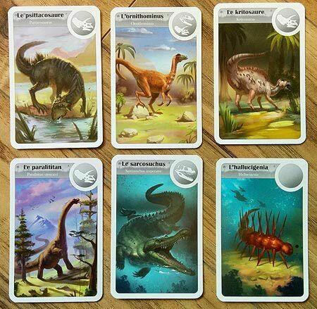 Cardline: Dinosaures Cartes