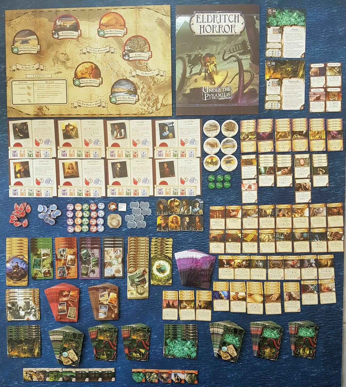 Les Contrées de l'Horreur: Les Secrets des Pyramides Eclate