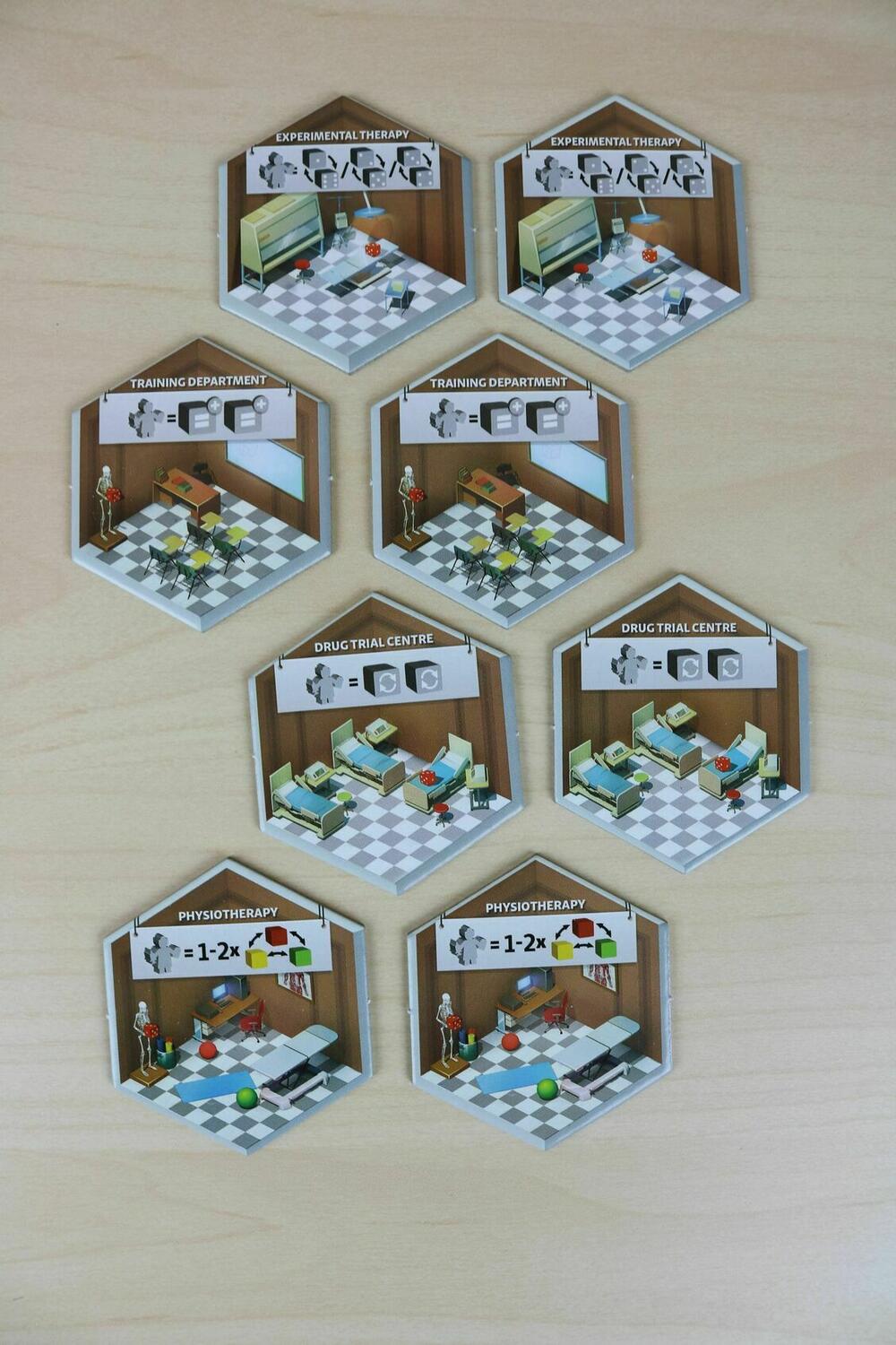 Dice Hospital: Deluxe Add-Ons Tuiles