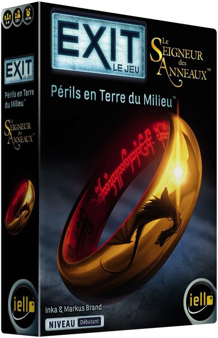 EXIT: Le Jeu - Le Seigneur des Anneaux - Périls en Terre du Milieu Cover 3d