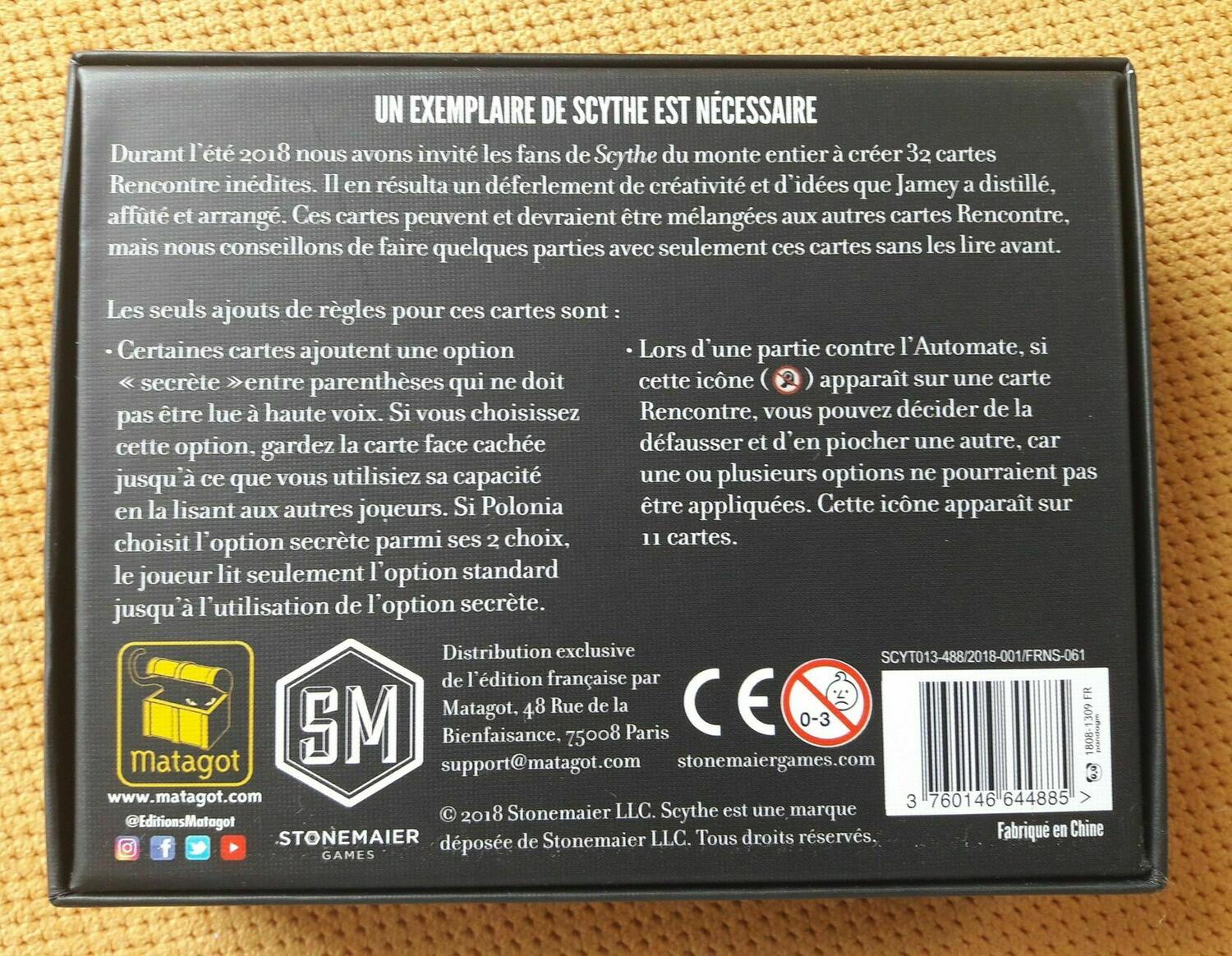 Scythe: Rencontres Back 3d