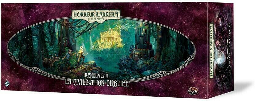 Horreur à Arkham: Le Jeu de Cartes - Renouveau - La Civilisation Oubliée Cover 3d