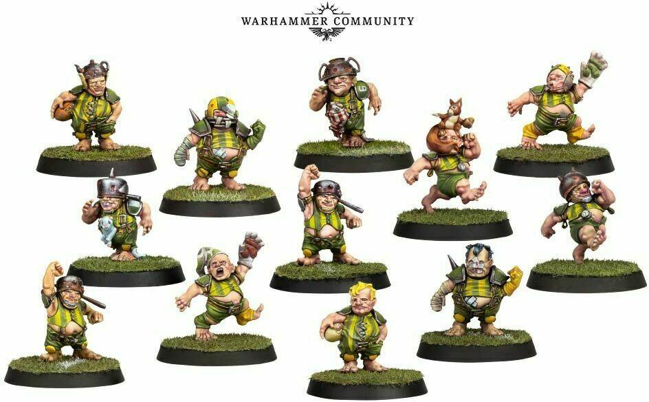Blood Bowl: The Game of Fantasy Football - The Greenfield Grasshuggers Figurines