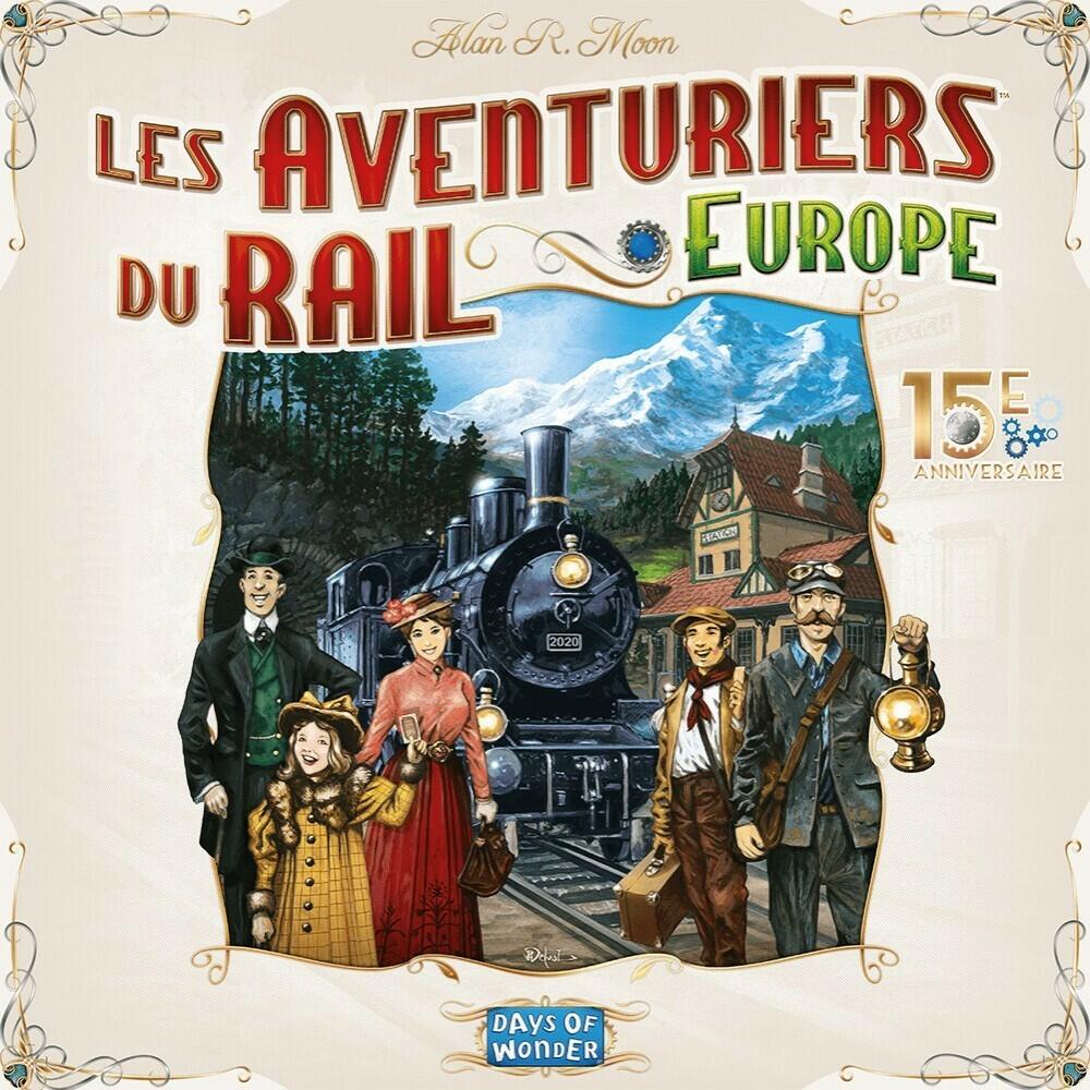 Les Aventuriers du Rail: Europe - 15ème Anniversaire Cover