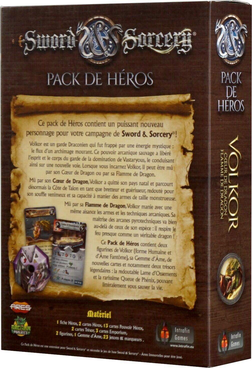 Sword & Sorcery: Pack de Héros - Volkor Back 3d