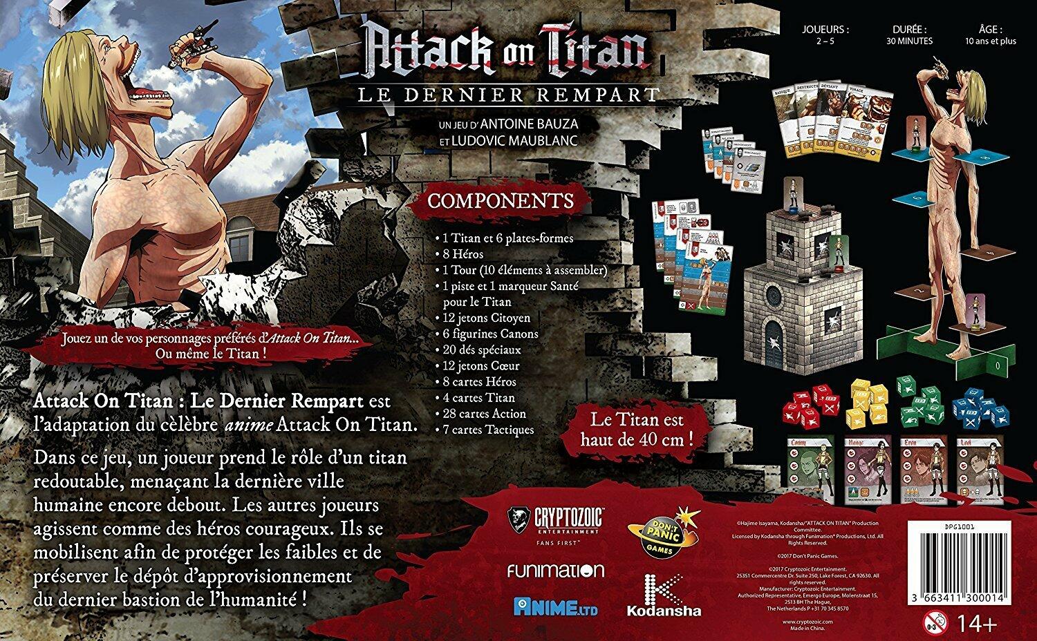 Attack on Titan: Le Dernier Rempart Back