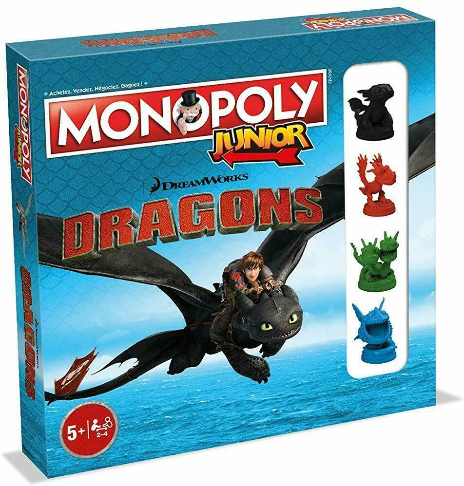 Monopoly: Junior - Dragons Cover 3d