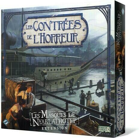 Les Contrées de l'Horreur: Les Masques de Nyarlathotep Cover 3d
