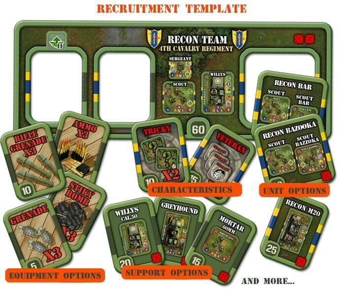 Heroes of Normandie Tuiles