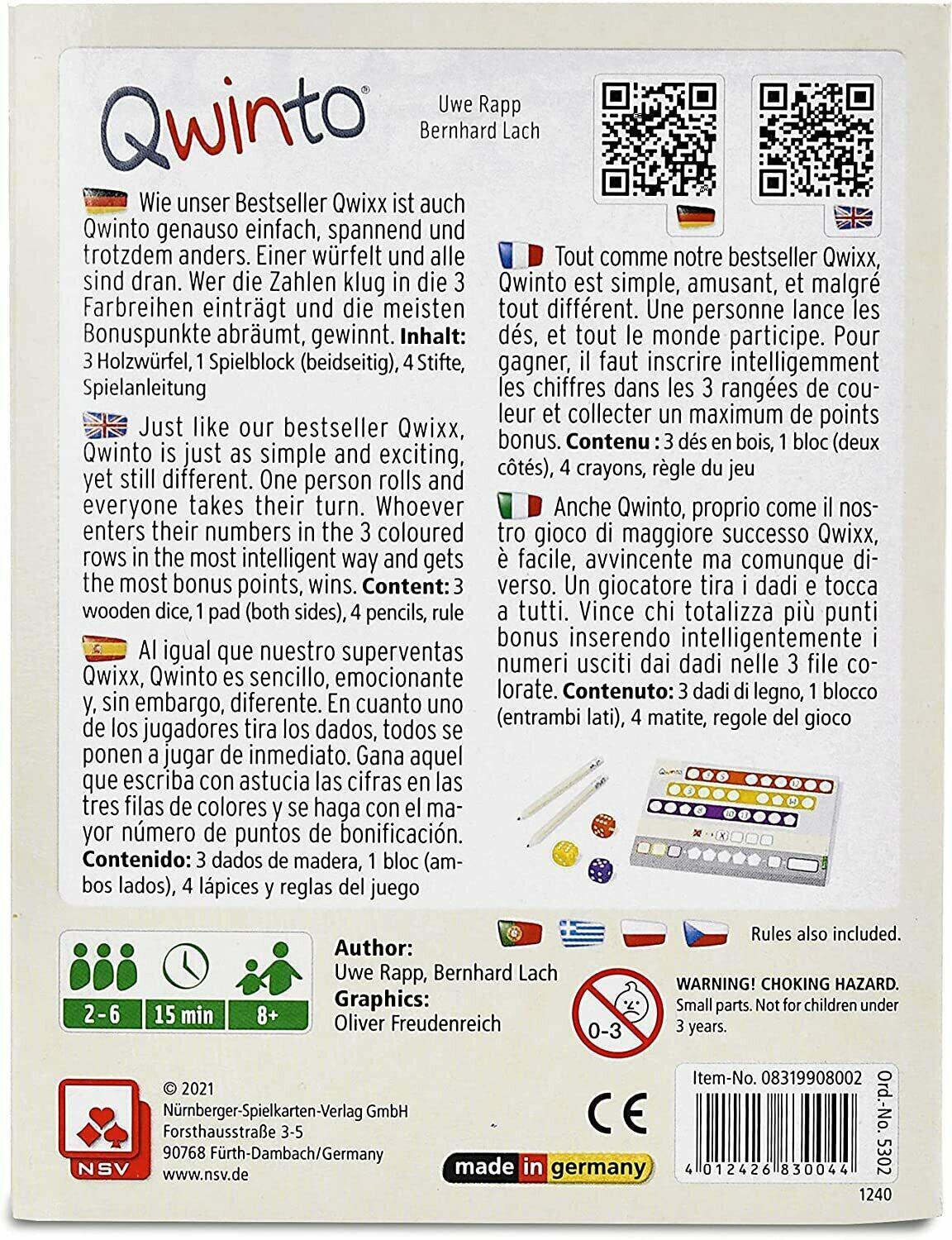 Qwinto: NatureLine Back