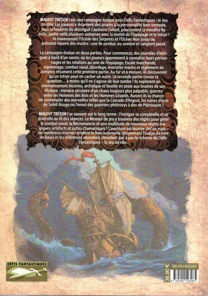 Défis Fantastiques: Le Jeu de Rôle - Maudit Trésor ! Back