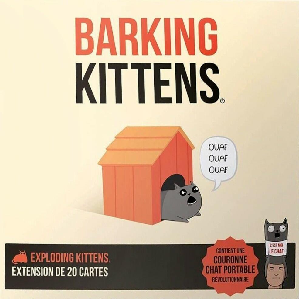 Exploding Kittens: Barking Kittens Cover