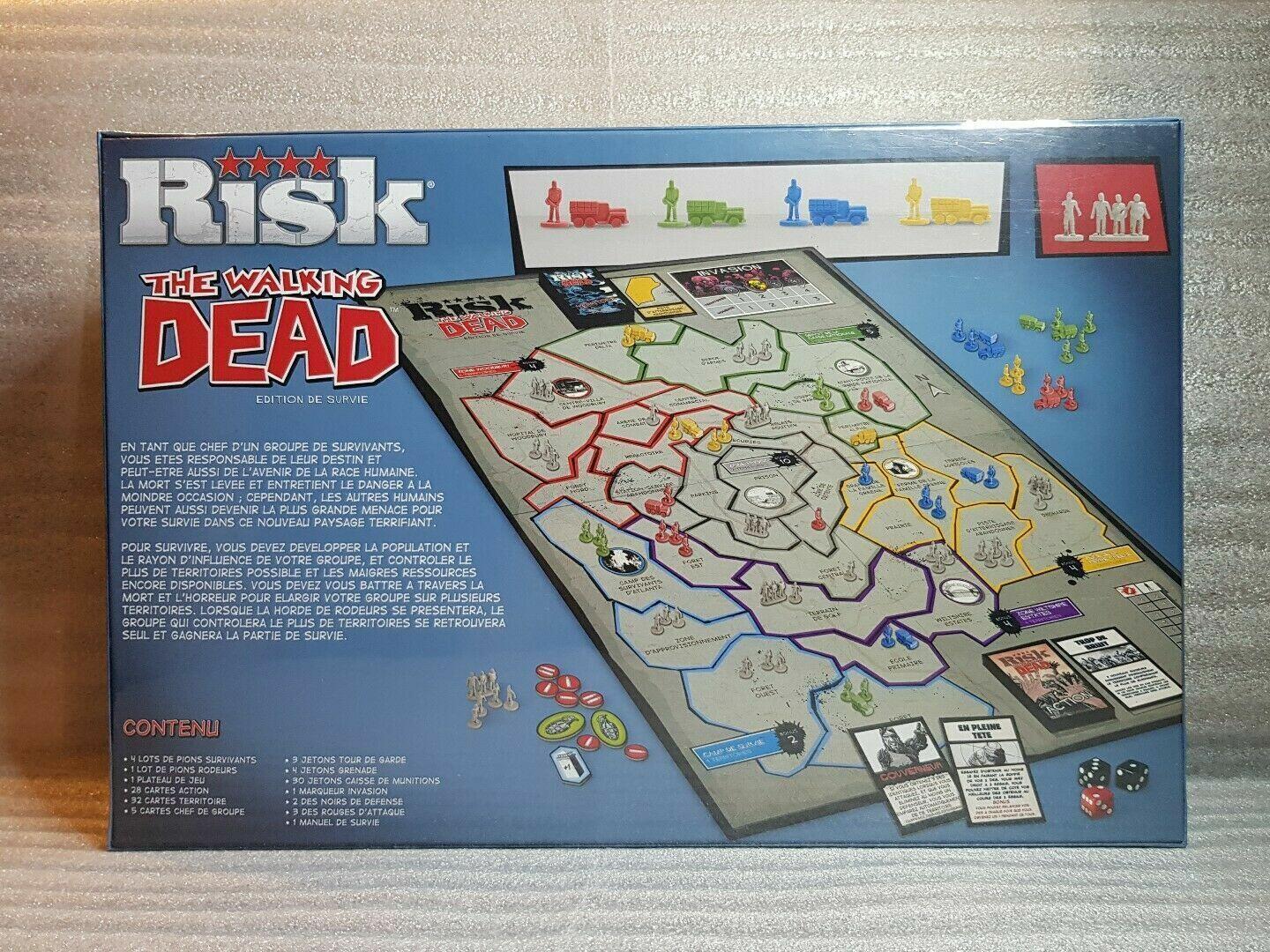 Risk: The Walking Dead - Édition de Survie Back 3d