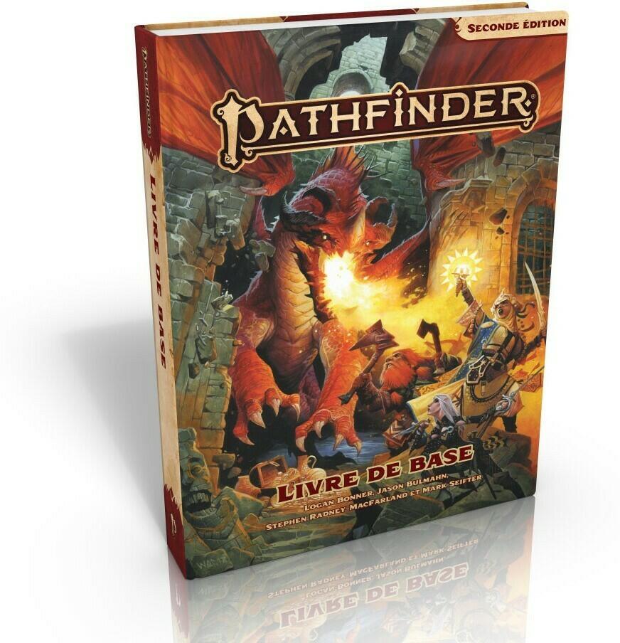 Pathfinder: Seconde Édition - Livre de Base Cover 3d