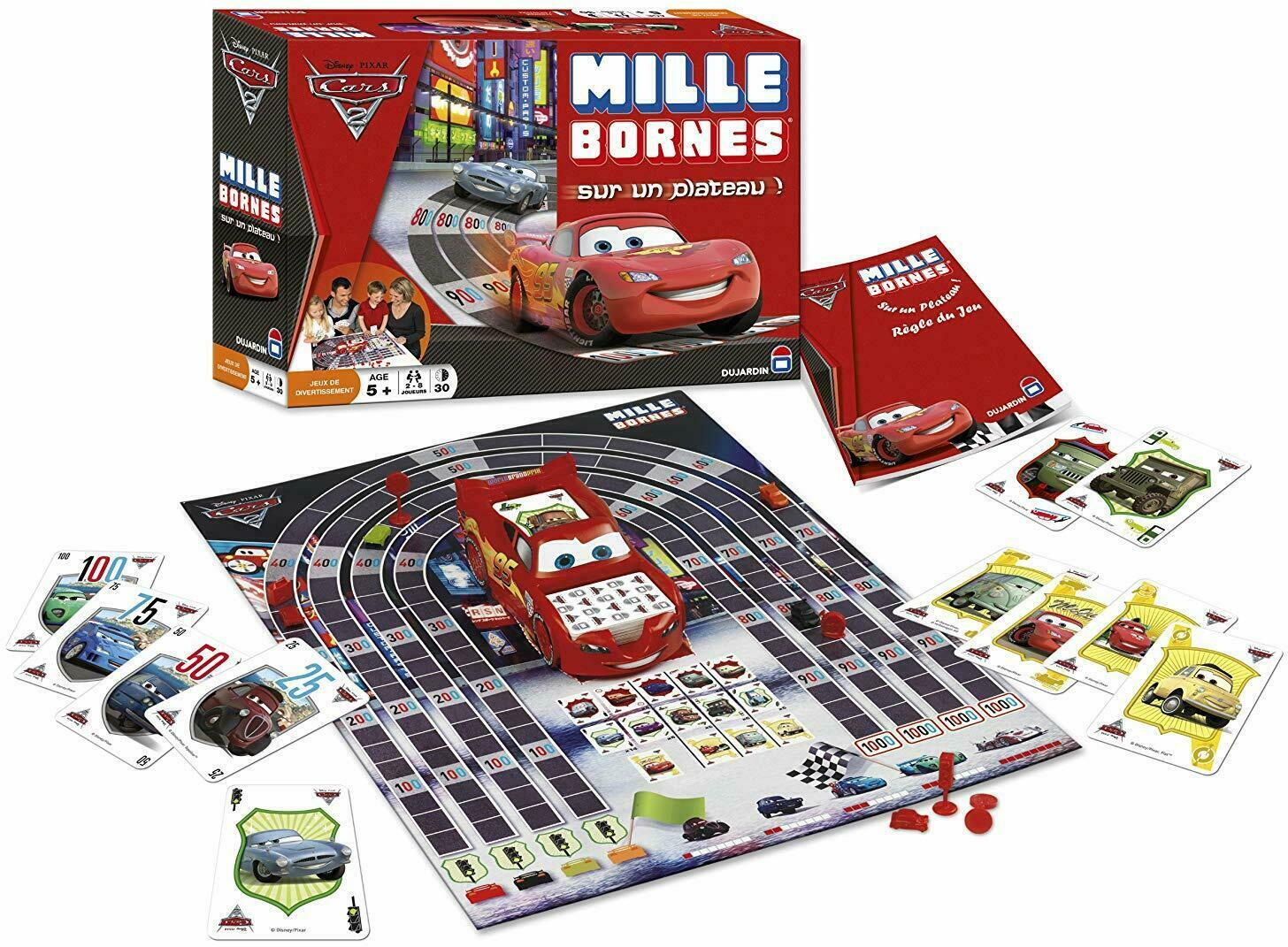Mille Bornes: Cars 2 - Sur un Plateau ! Eclate