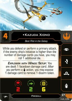 Star Wars: X-Wing - Fireball Carte