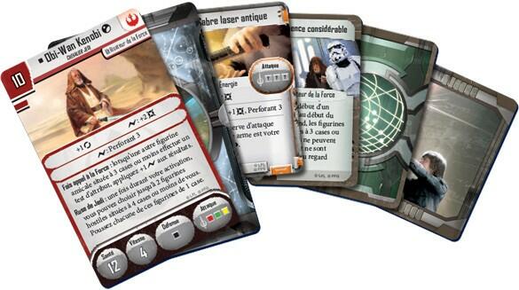 Star Wars: Assaut sur l'Empire - Obi-Wan Kenobi - Chevalier Jedi Cartes