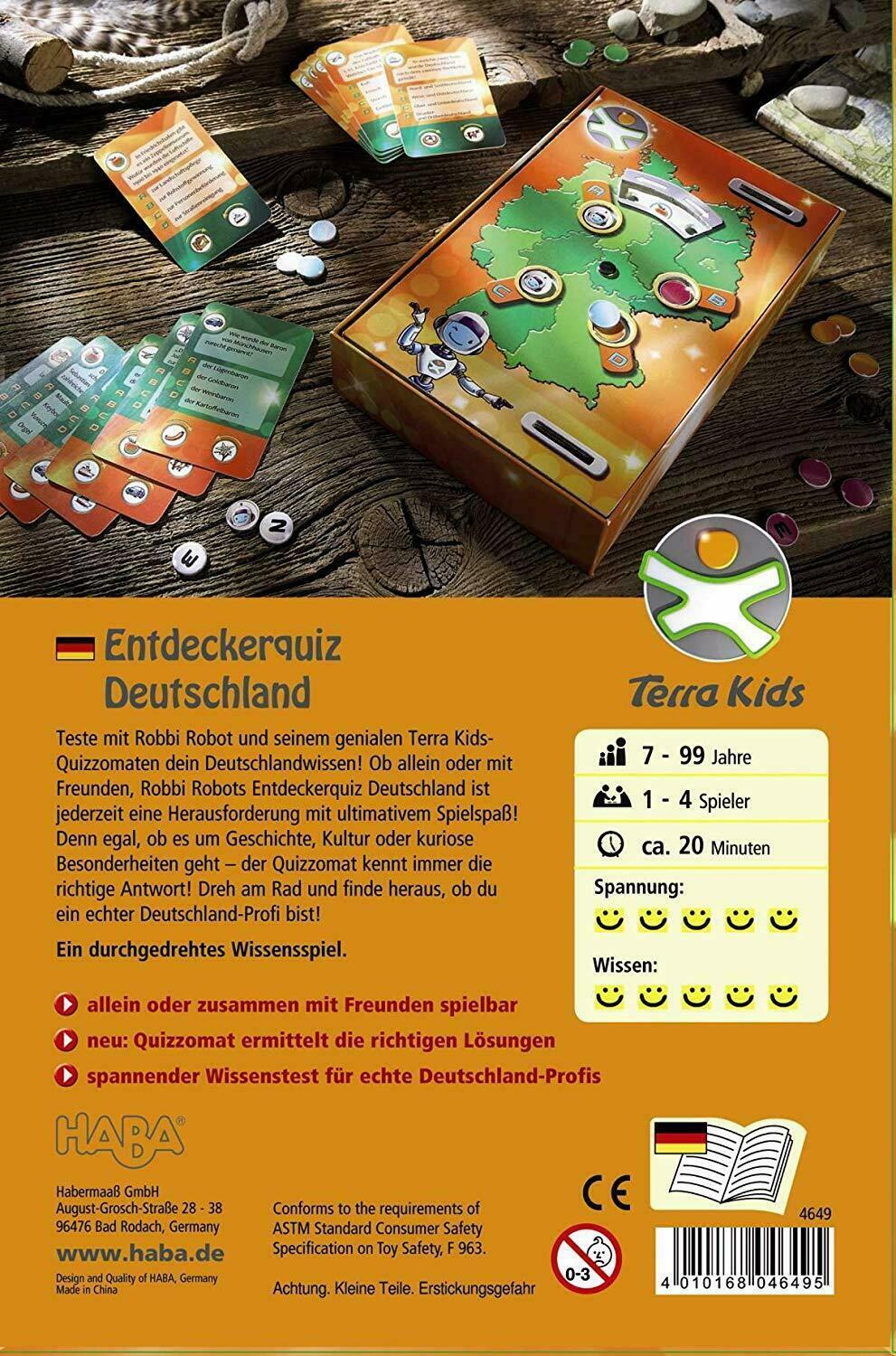Terra Kids: Entdeckerquiz Deutschland Back