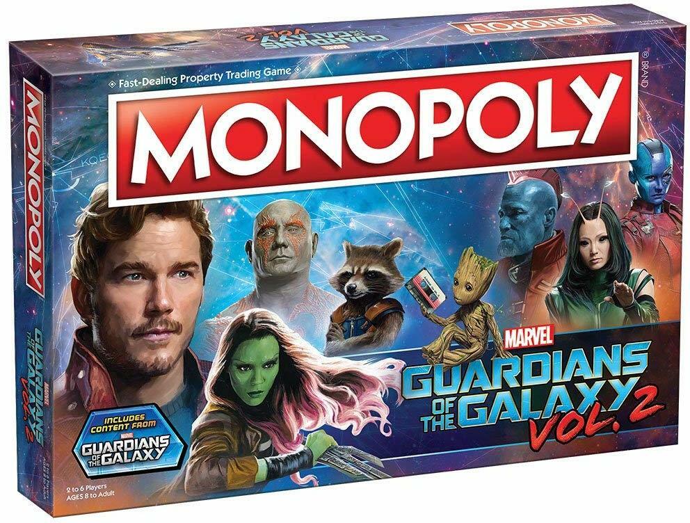 Monopoly: Marvel - Guardians of the Galaxy Vol. 2 Cover 3d