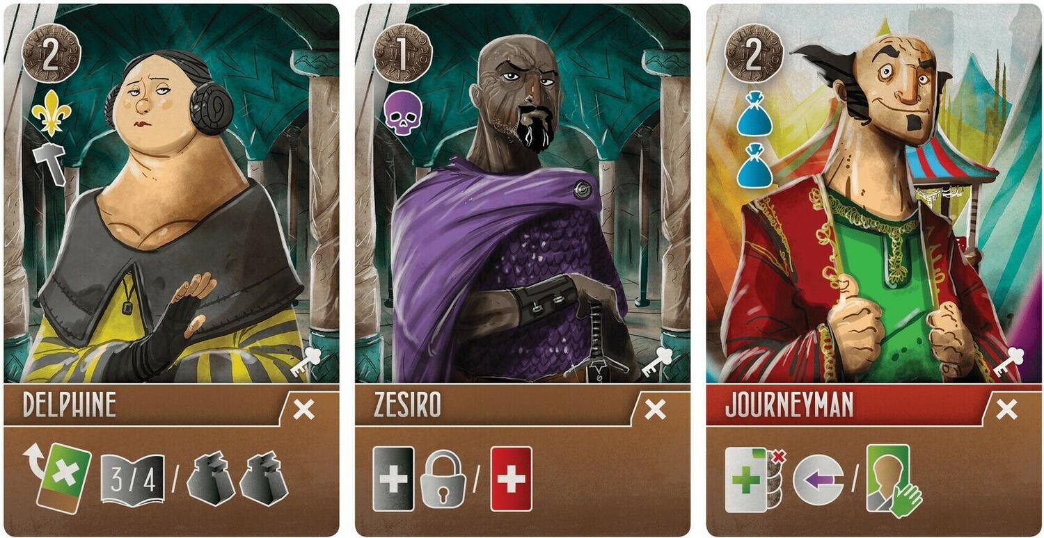 Vicomtes du Royaume de l'Ouest: Gardien des Clés Cartes