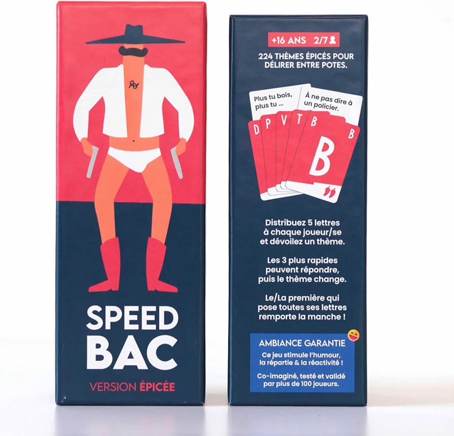 Speed Bac: Version Épicée Cover Back