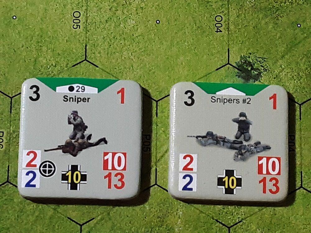 Conflict of Heroes: Orages d'Acier Tuiles