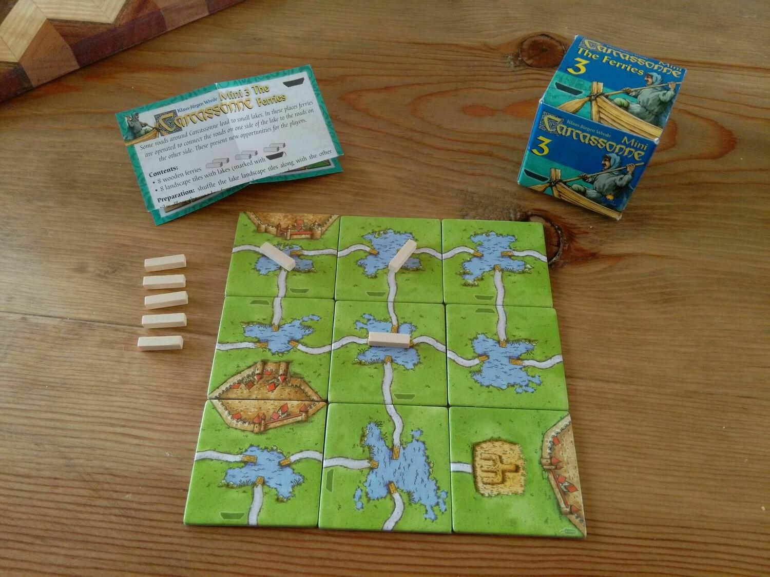 Carcassonne: Mini 3 - Les Ferrys Eclate