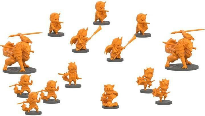 Ninja All-Stars: Clan Kitsune Figurines