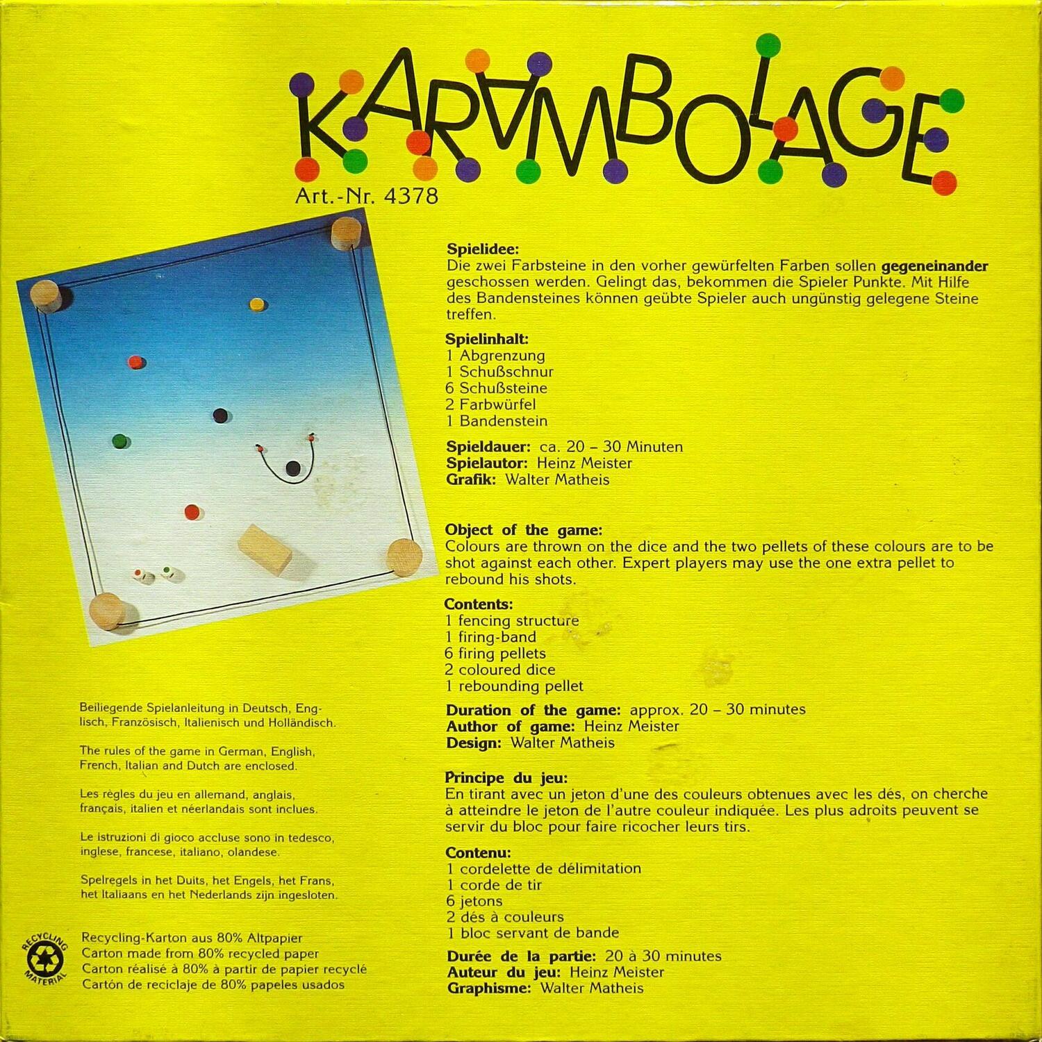 Karambolage Back