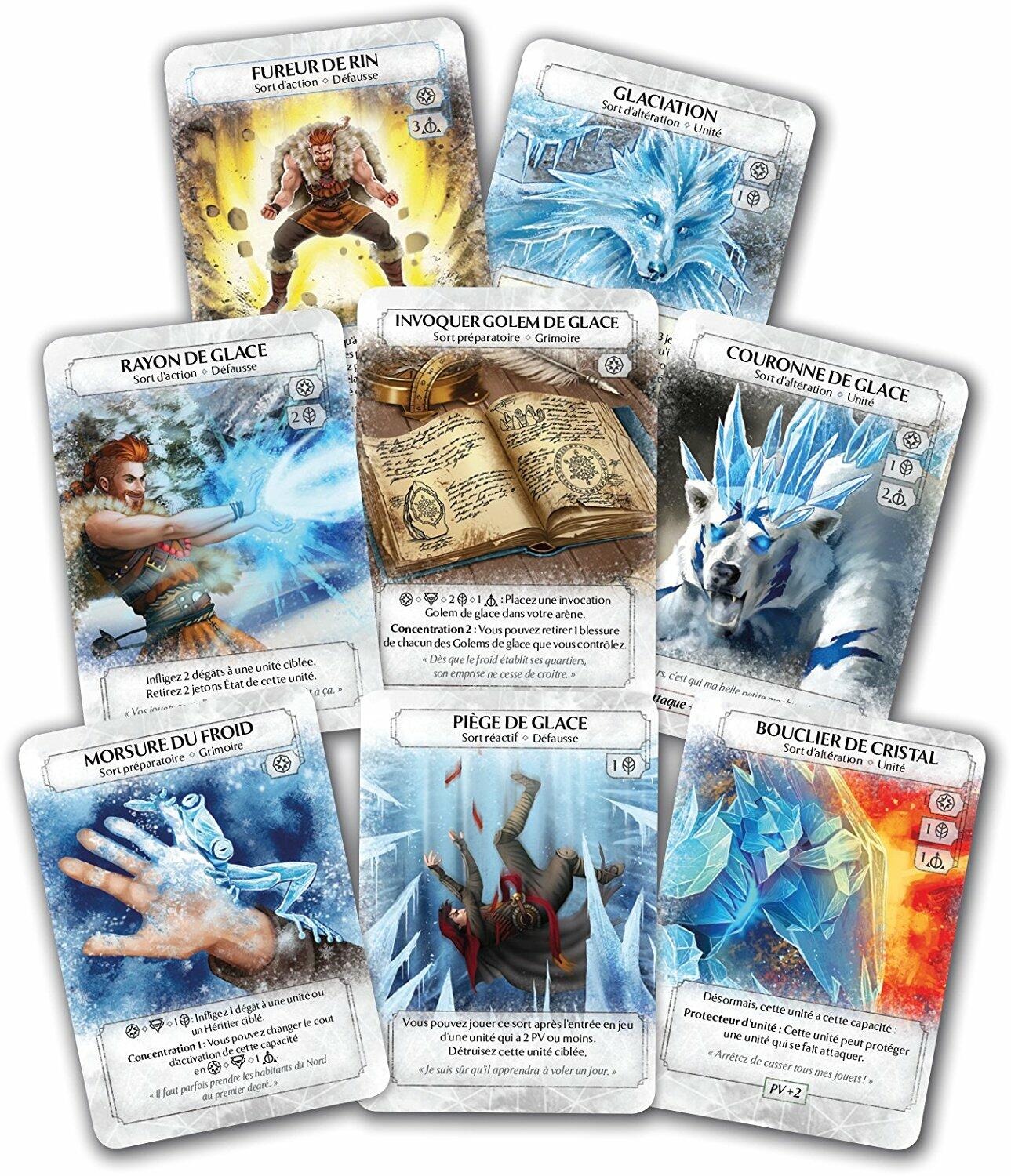 Ashes: Les Géants de Givraltar Cartes