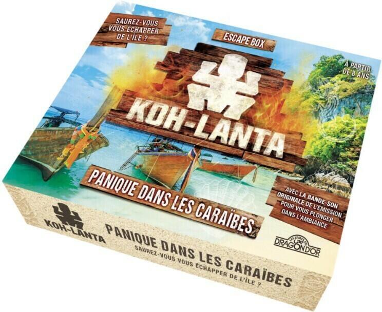 Escape Box: Koh-Lanta - Panique dans les Caraïbes Cover 3d