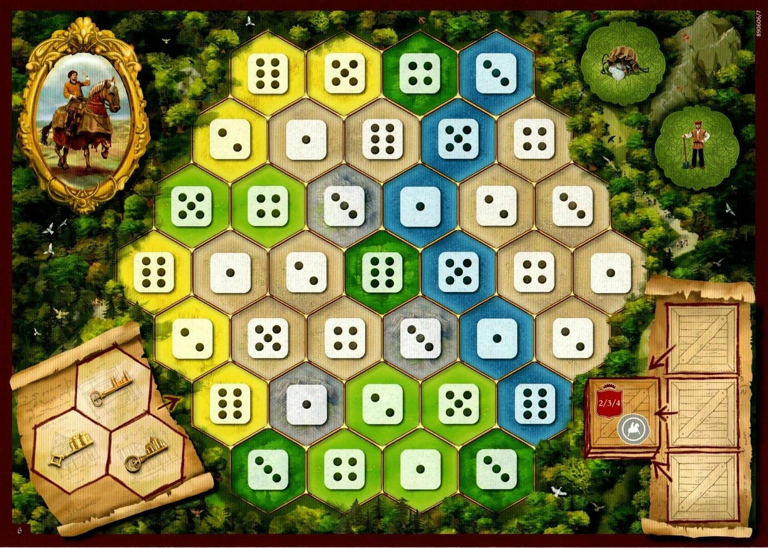 The Castles of Burgundy 2019 Tuiles