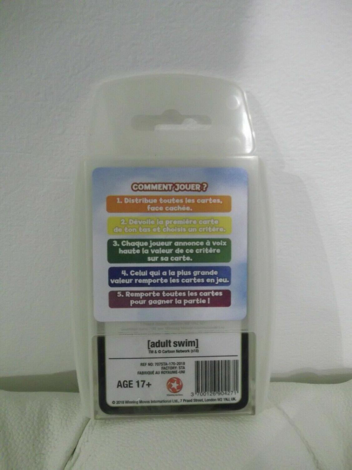 Top Trumps: Jeu de Bataille - Rick and Morty Back 3d