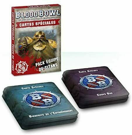 Blood Bowl: Le Jeu de Football Fantastique - Cartes Spéciales - Pack Équipe de Titans Eclate