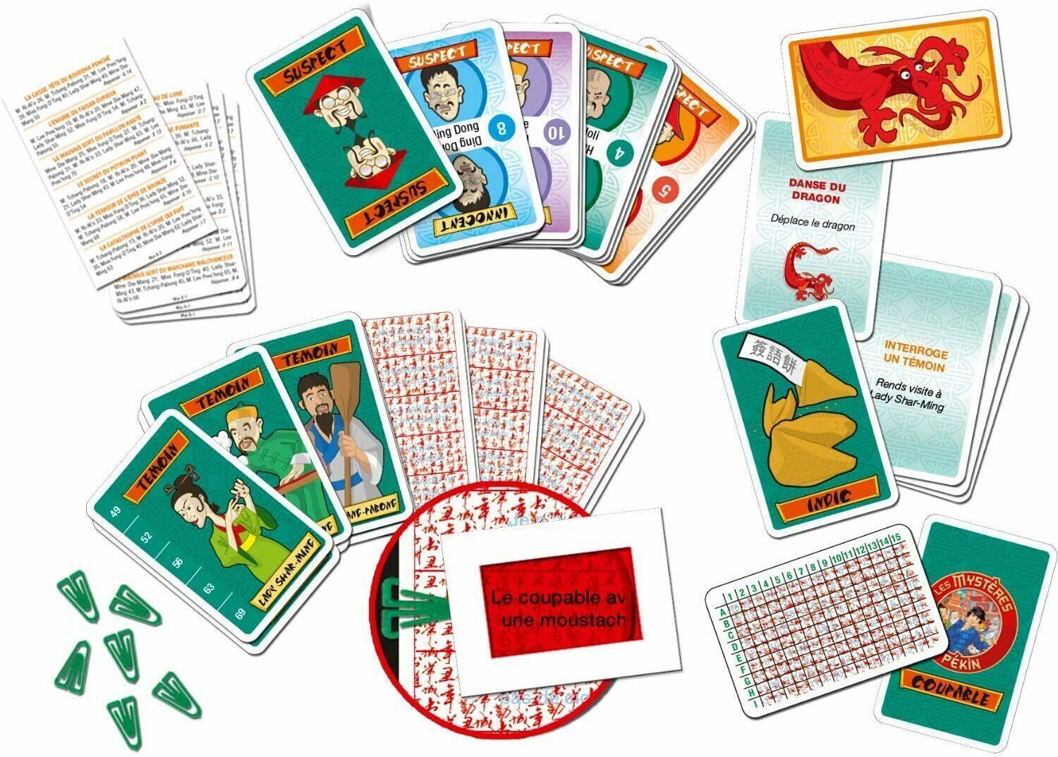 Les Mystères de Pékin: Jeu de Cartes Eclate