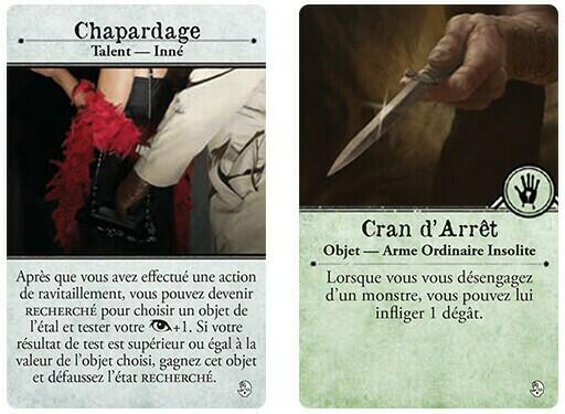 Horreur à Arkham: Terreurs Nocturnes Cartes