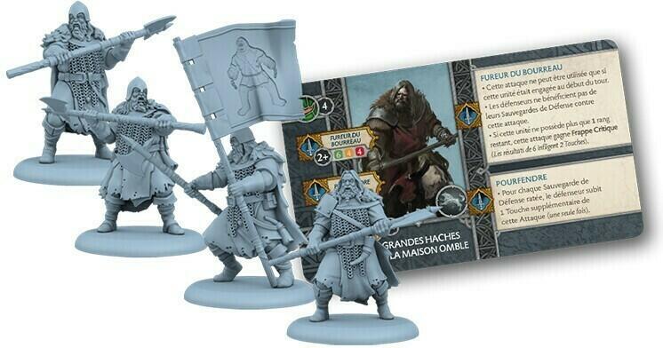 Le Trône de Fer: Le Jeu de Figurines - Grandes Haches de la Maison Omble Eclate