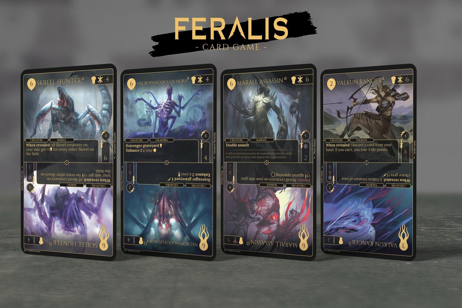 Feralis: Obscure Land Cartes