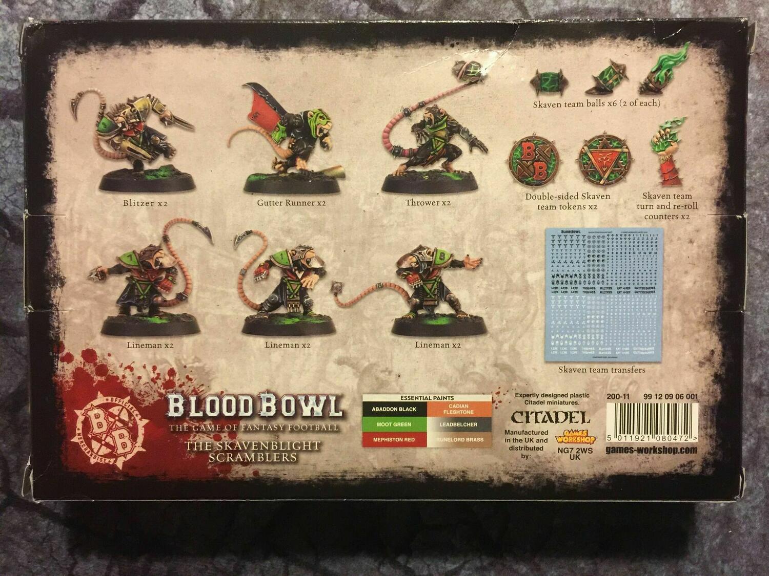 Blood Bowl: The Game of Fantasy Football - The Skavenblight Scramblers Back