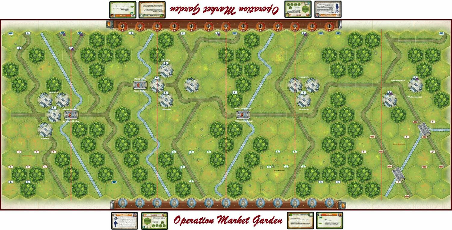 Mémoire 44: The Battle Map - Volume 2 - Tigers in the Snow Carte