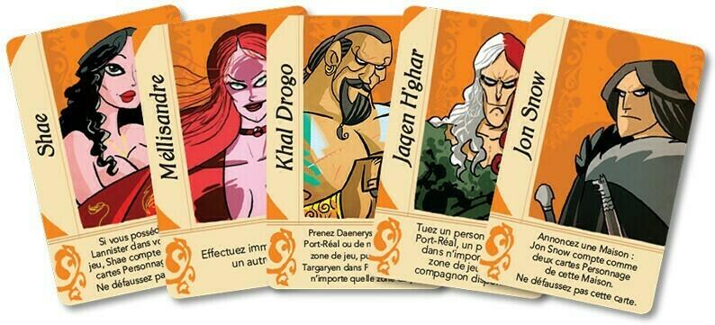 Le Trône de Fer: la Main du Roi Cartes