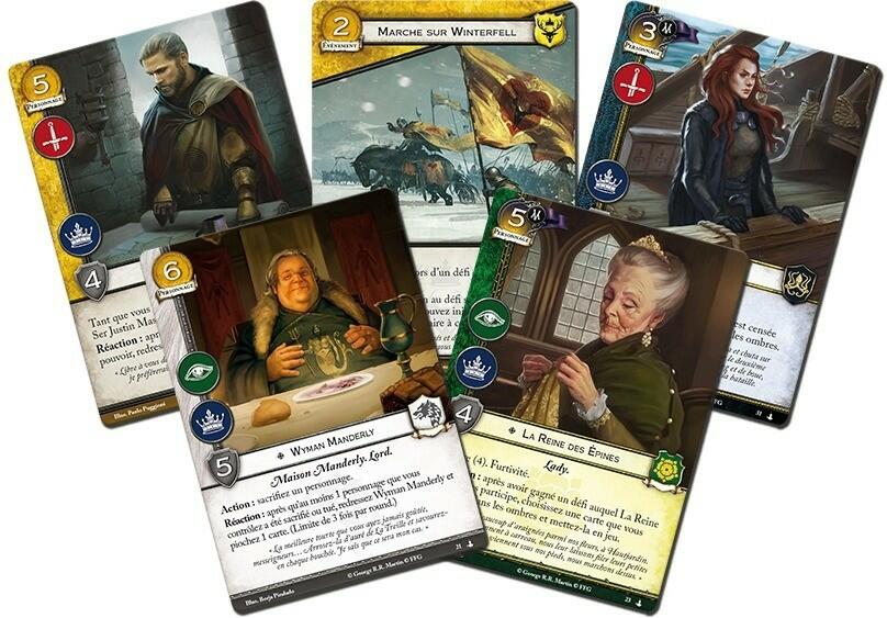 Le Trône de Fer: Le Jeu de Cartes - La Marche sur Winterfell Cartes