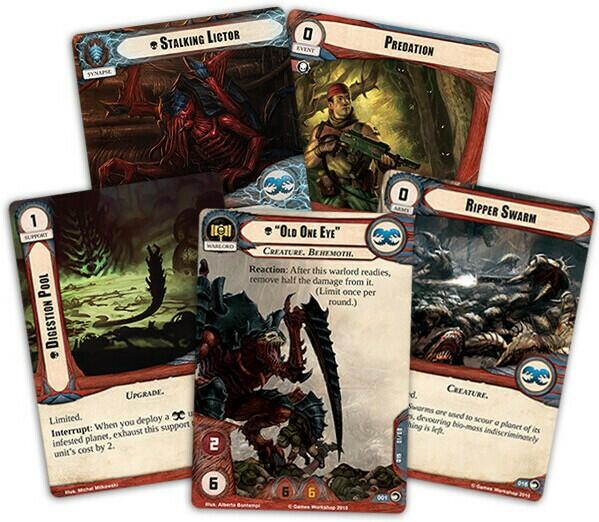Warhammer 40,000: Conquest - Le Grand Dévoreur Cartes