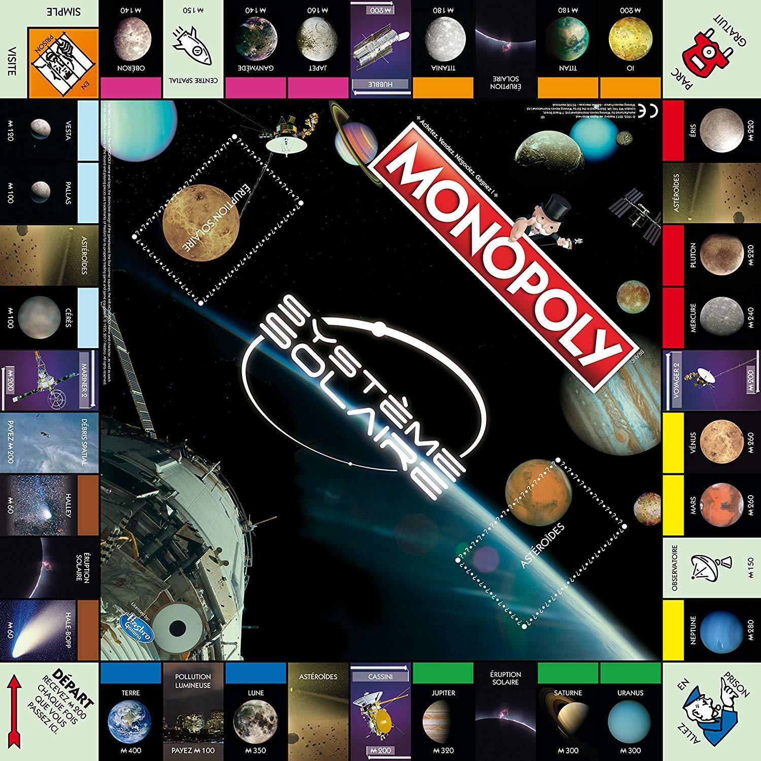Monopoly: Système Solaire Plateau