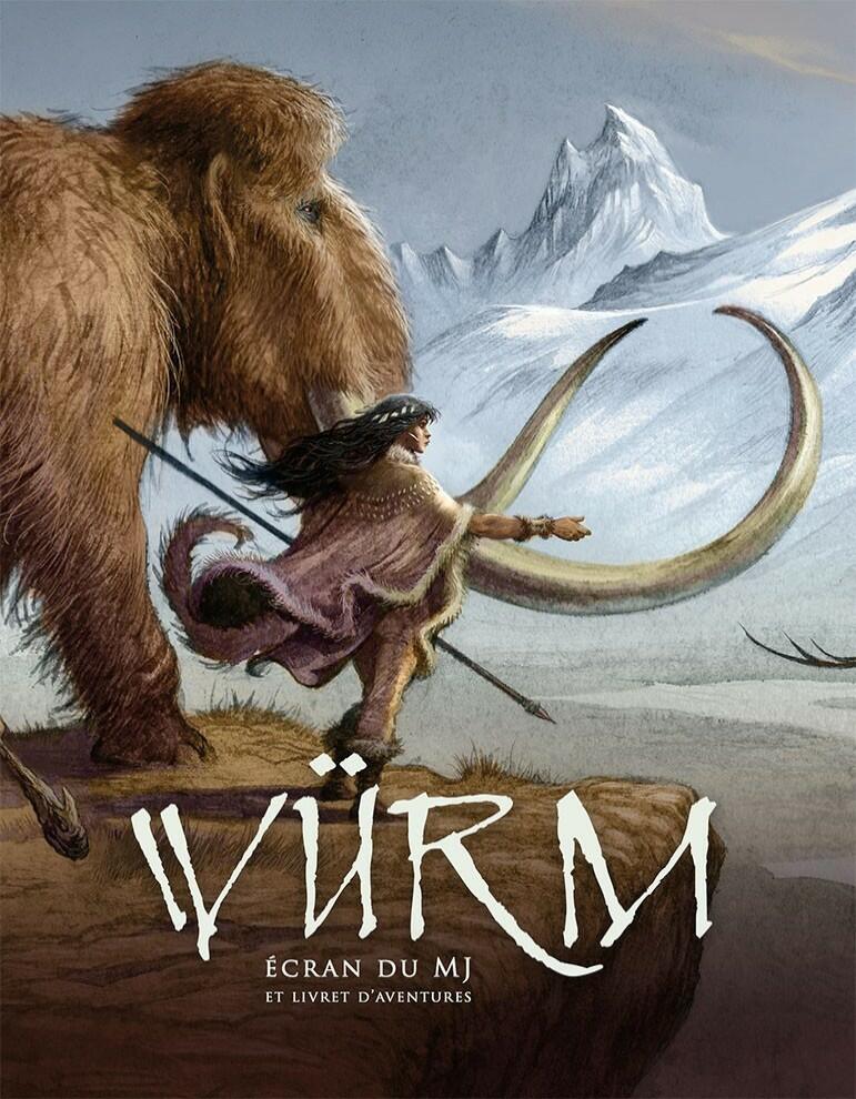 Würm: Le Jeu de Rôle dans le Préhistoire - Écran du MJ et Livret d'Aventures Cover