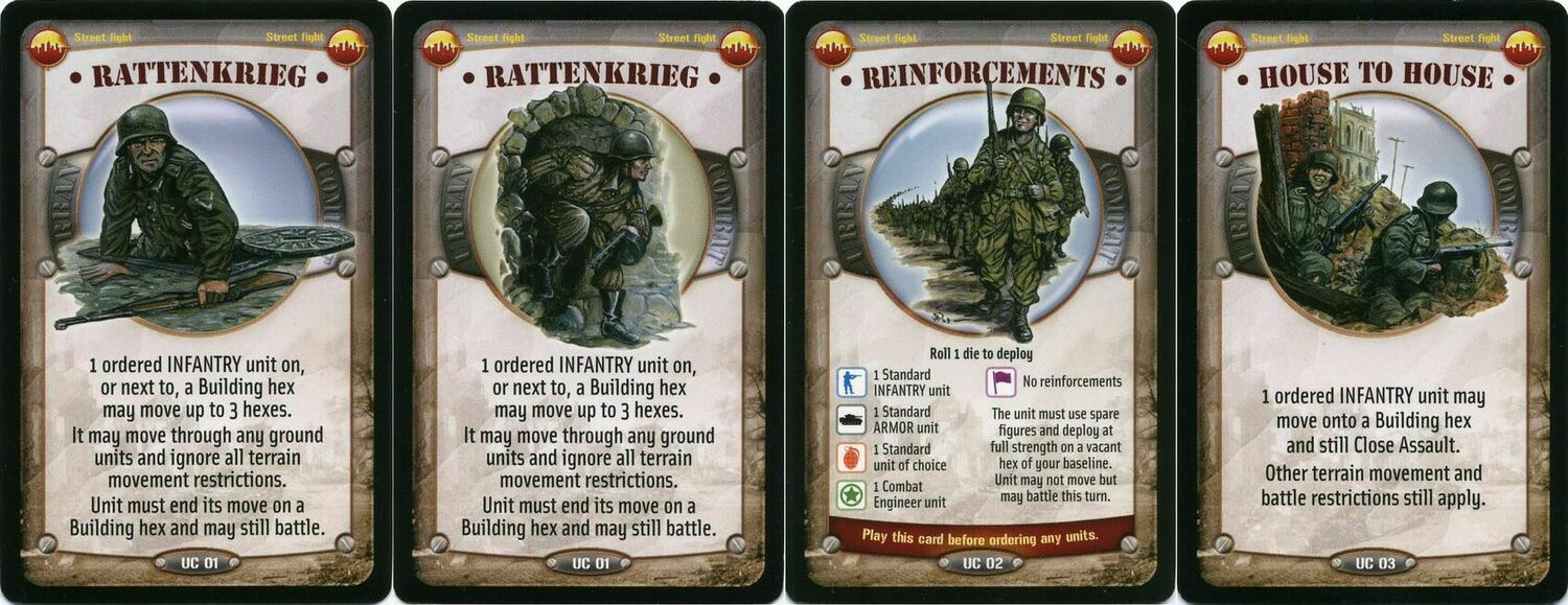 Mémoire 44: The Battle Map - Volume 3 - Sword of Stalingrad Cartes