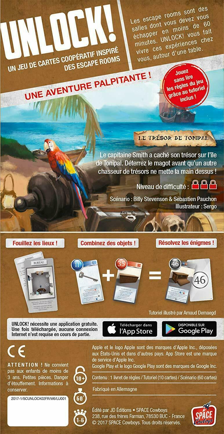 Unlock ! Le Trésor de Tonipal Back